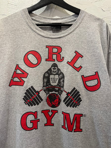 00s World Gym Gorilla TShirt. XLarge
