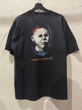 90s Halloween Michael Myers Mask Horror Movie Promo TShirt. XLarge