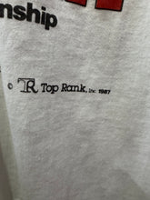 80s Sugar Ray Leonard Vs Hagler Boxing TShirt. Medium