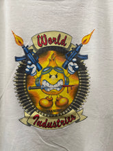 90s World Industries “Flamebo” Skateboarding TShirt. Large