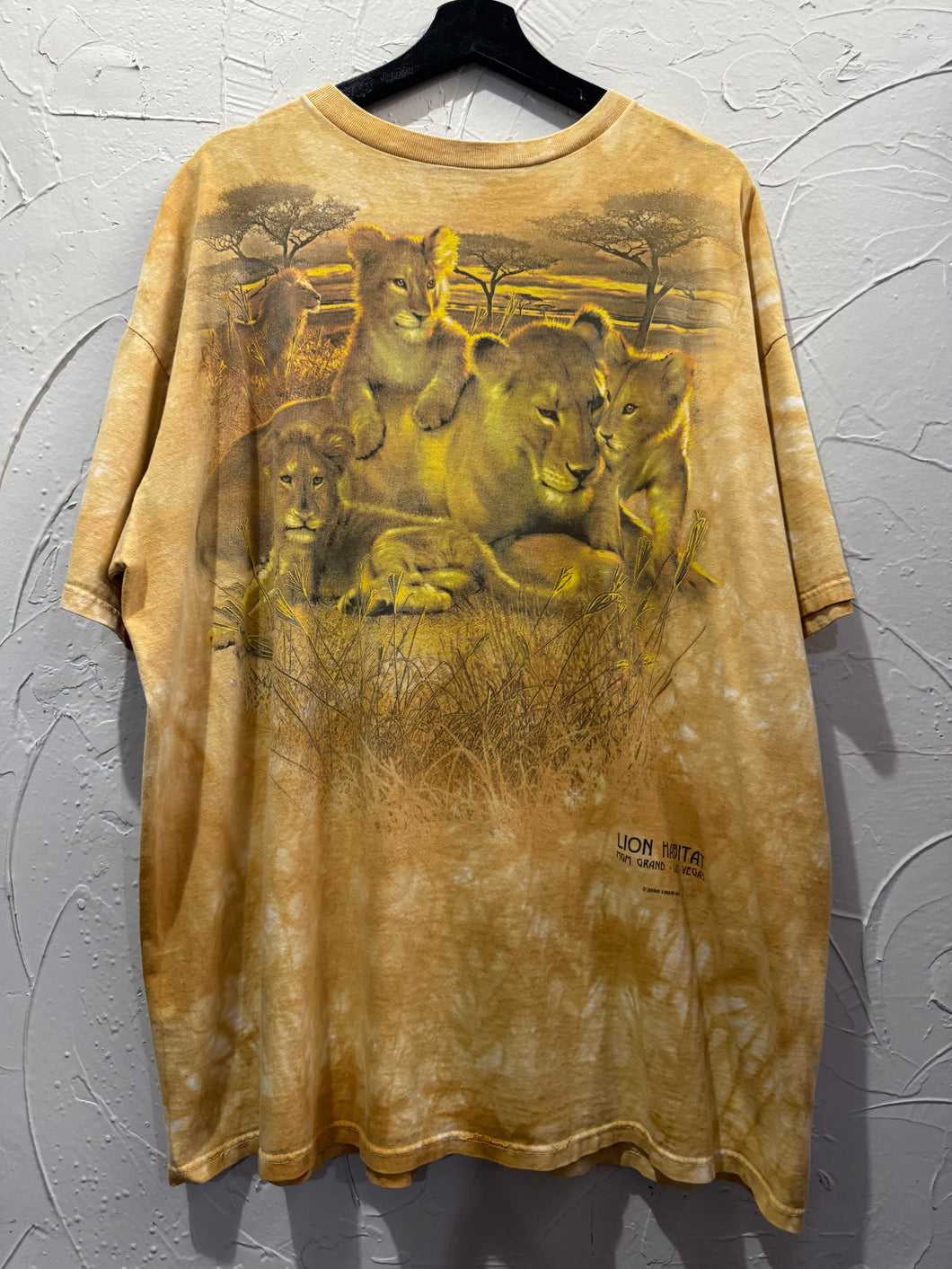 2000 Liquid Blue MGM Grand Lion Habitat TShirt. XXLarge