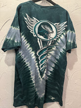 00s Majestic Philadelphia Eagles Tie Dye TShirt. XXLarge