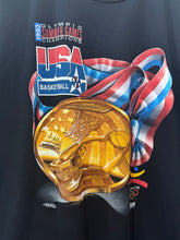 1992 Salem Olympic USA Basketball Dream Tram Gold Medal TShirt. XLarge