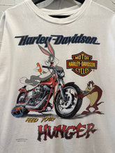 1993 Harley Davidson Warner Bros Feed Your Hunger TShirt.