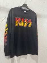 2001 KISS Flames Band Longsleeve TShirt. Large