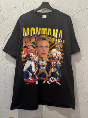 1995 Salem Joe Montana Magic TShirt. XLarge