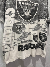 90s Los Angeles Raiders AOP TShirt. XLarge