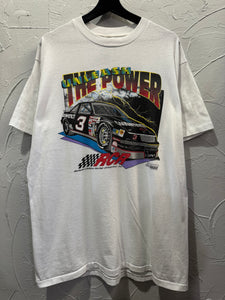 1992 NASCAR Unleash The Power Dale Earnhardt Racing TShirt. XLarge