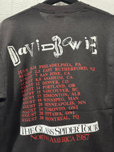 1987 David Bowie Glass Spider Tour TShirt. Medium