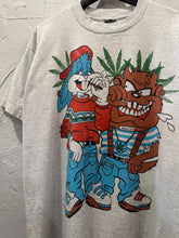 90s Bugs Bunny & Tasmanian Devil Stoner TShirt. XLarge