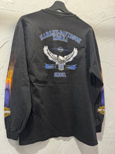 2000 Harley Davidson Korea Eagle Flame Longsleeve. Medium