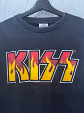 2001 KISS Flames Band Longsleeve TShirt. Large