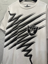 90s Starter Raiders Shockwave TShirt. Large