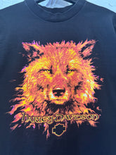 2000 Harley Davidson Flame Wolf TShirt. Medium