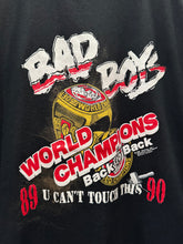 1989-90 Detroit Pistons Bad Boys Champions TShirt. XLarge