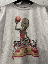 90s Salem Sportswear Micheal Jordan Bulls Caricature TShirt. XLarge
