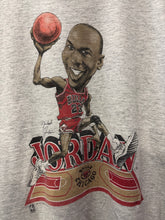 90s Salem Sportswear Micheal Jordan Bulls Caricature TShirt. XLarge