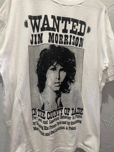 90s Jim Morrison Wanted Poster TShirt. XXLarge