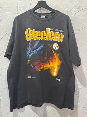 1991 Salem Pittsburgh Steelers Graphic TShirt. XLarge