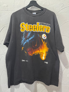 1991 Salem Pittsburgh Steelers Graphic TShirt. XLarge