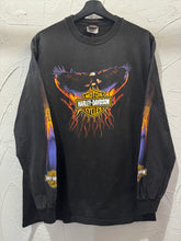 2000 Harley Davidson Korea Eagle Flame Longsleeve. Medium
