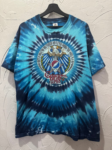 1990 Grateful Dead 25 Years Of Dead TShirt. XLarge