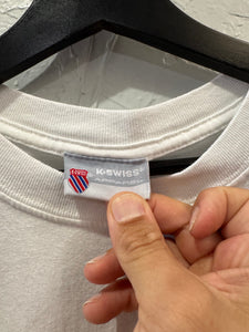 90s K Swiss Apparel Promo TShirt. XLarge