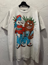 90s Bugs Bunny & Tasmanian Devil Stoner TShirt. XLarge