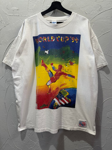 1994 Peter Max World Cup USA TShirt. XLarge