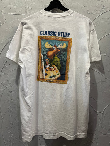 90s Rocky & Bullwinkle Vincent Van Moose TShirt. Large