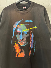 90s Mona Museum Of Neon Art Mona Lisa TShirt. XLarge