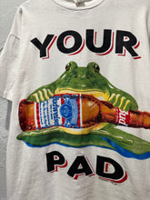 1995 Budweiser Your Pad Or Mine Frog TShirt. Large