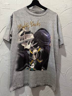 90s NHL Mighty Ducks TShirt. Medium
