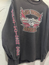 90s Harley Davidson Cafe Spellout Longsleeve. Large