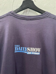 00s Comedy Central Daily Show With John Stewart TShirt. Large