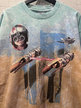 90s Liquid Blue Star Wars Anakin Pod Racer TShirt. XLarge