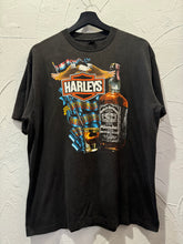 1987 Harley Davidson Harleys & Good Whiskey TShirt. Large