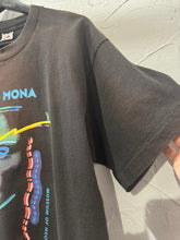 90s Mona Museum Of Neon Art Mona Lisa TShirt. XLarge