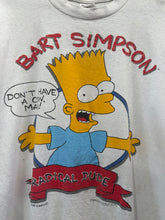 1989 Bart Simpson Radical Dude TShirt. Medium