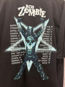2002 Rob Zombie Great American Nightmare Tour TShirt. XXLarge