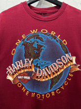 90s Harley Davidson One World TShirt. XLarge