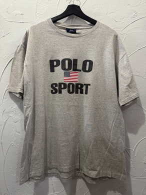 90s Polo Sport USA Flag TShirt. Large