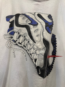 90s Nike Zoom Turf Jet Sneaker TShirt. XLarge