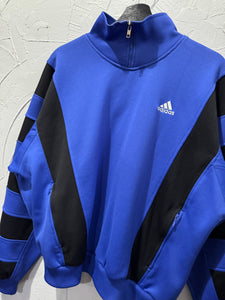 90s Adidas Quarter Zip Jacket. Large