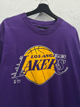 90s Salem Los Angeles Lakers Motion Logo TShirt. XLarge