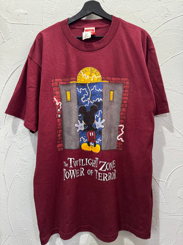 90s Disney Twilight Zone Tower Of Terror NOS TShirt. XLarge