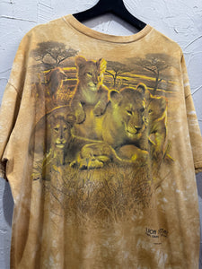 2000 Liquid Blue MGM Grand Lion Habitat TShirt. XXLarge