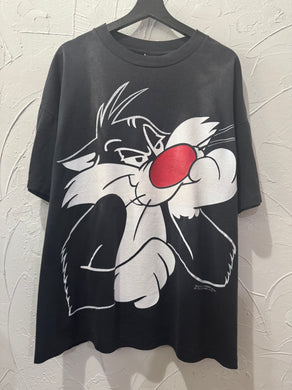 1994 Sylvester The Cat Cartoon TShirt. XXLarge