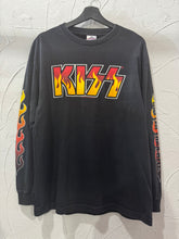 2001 KISS Flames Band Longsleeve TShirt. Large