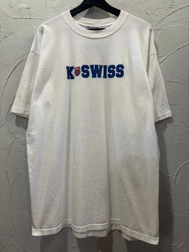 90s K Swiss Apparel Promo TShirt. XLarge